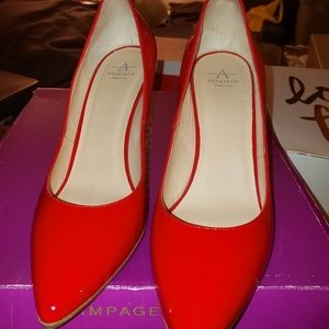 Aquatalia red pumps size 10